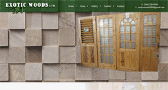 Desktop Screenshot of exoticwoodsbb.com